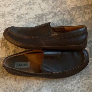 OluKai Loafers. Brown. Size 12.